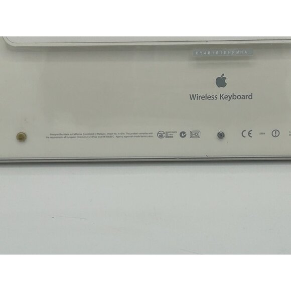 Apple Wireless Keyboard White Bluetooth Model A1016 tested - Picture 5 of 9